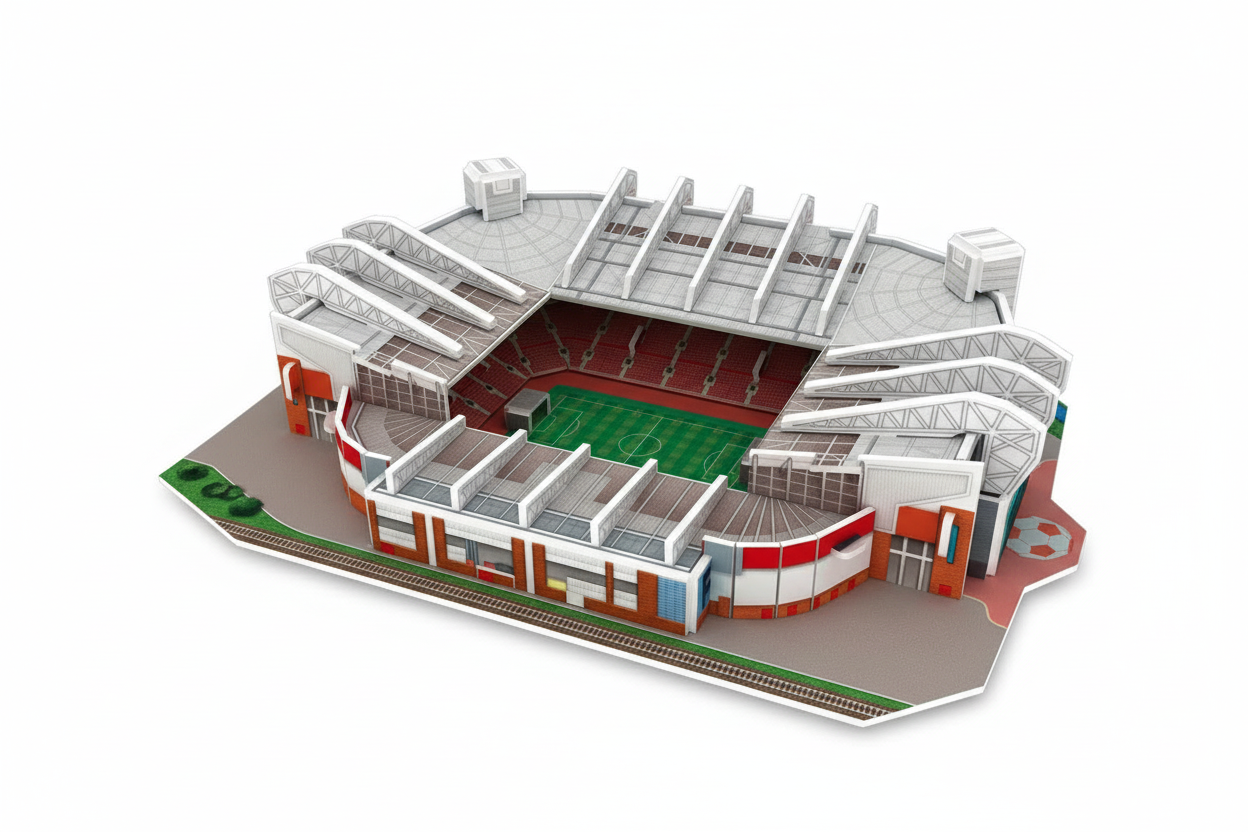 Miniature Football Stadium Puzzle