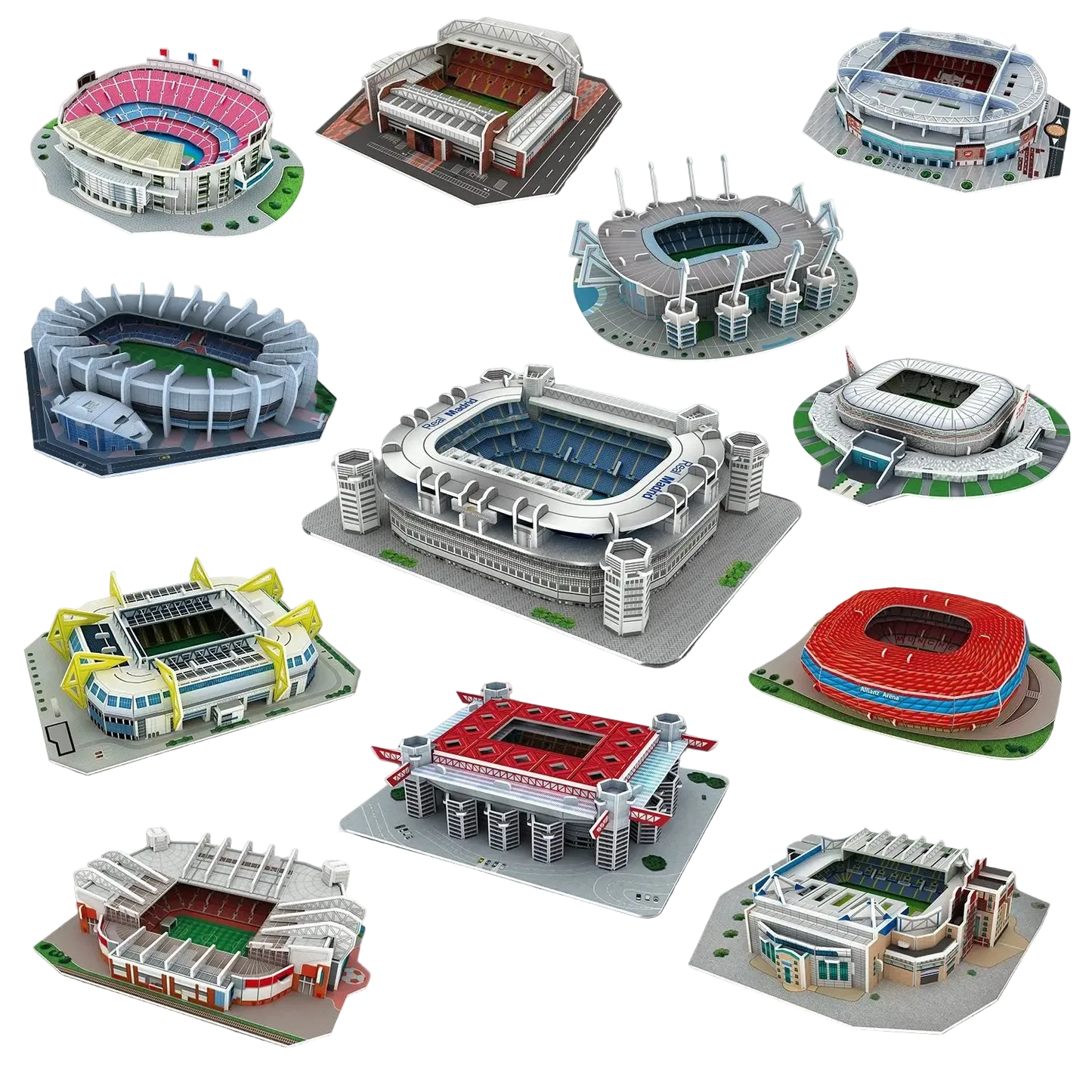 Miniature Football Stadium Puzzle